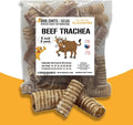 Dog Chits Beef Trachea Dog Chews - 100% Single Ingredient, High Protein, Low Fat - Glucosamine for Joint Support - Dental-Clean Crunch - Digestible Rawhide-Free, Natural Dog Chew Treats - 6inch, 8pack