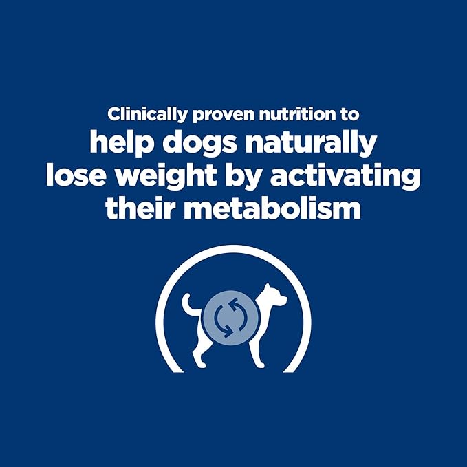 Hill's Prescription Diet Metabolic Weight Management Wet Dog Food, Vegetable & Beef Stew, 12.5 oz. Cans, 12-Pack