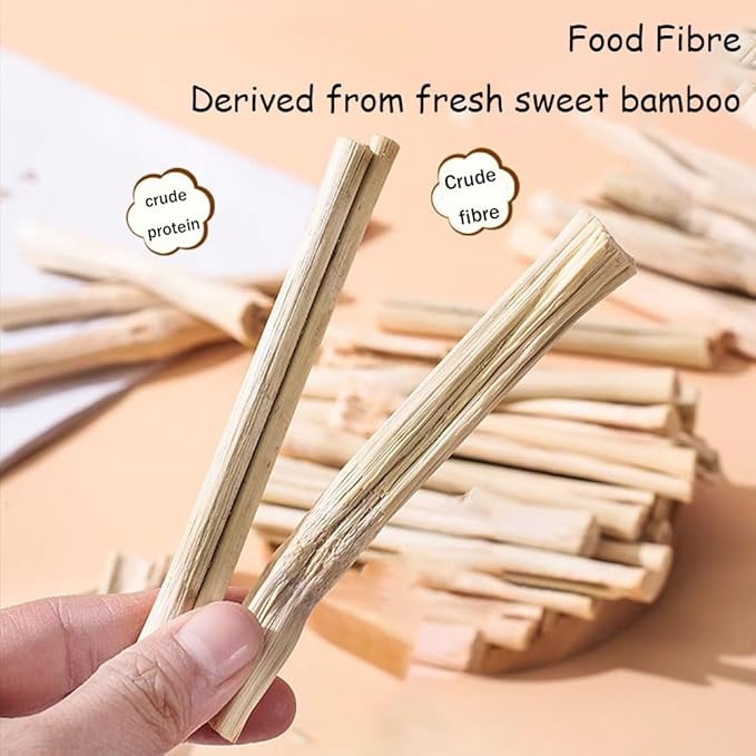Types of Combined Chew Toys Molar Sticks Sweet Bamboo Apple Branch Timothy Grass for Pets Chinchilla Squirrel Gerbil Hamster Squirrel Guinea Pigs 140 Grams