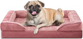FURTIME Orthopedic Dog Beds - Waterproof Ultra Comfy Supportive Foam Pet Couch with Removable Washable Cover, Egg Foam, Nonskid Bottom