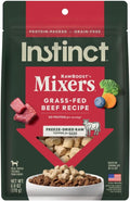 Instinct RawBoost Mixers, Freeze Dried Dog Food Topper, Grain-Free Recipe - All Natural Beef, 6 oz. Bag