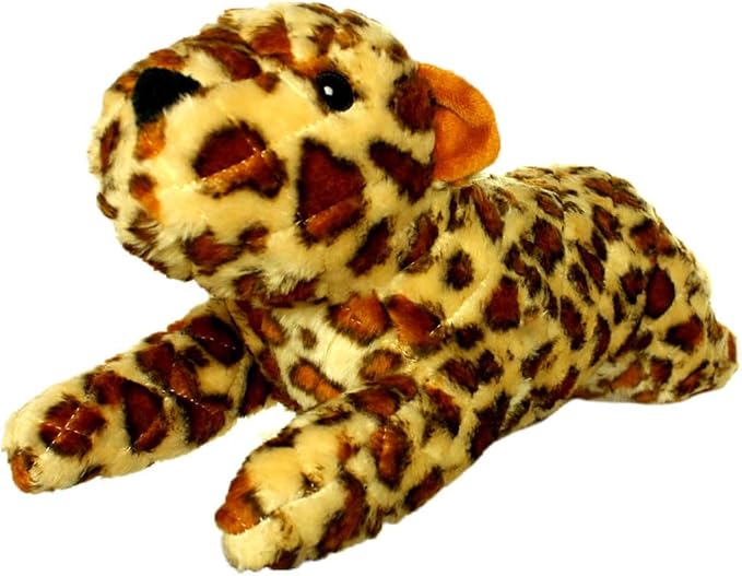 MIGHTY- Massive-Safari-Leopard- Squeaker-Multiple Layers. Made Durable, Strong & Tough. Interactive Play Dog Toy (Tug, Toss & Fetch). Machine Washable & Floats