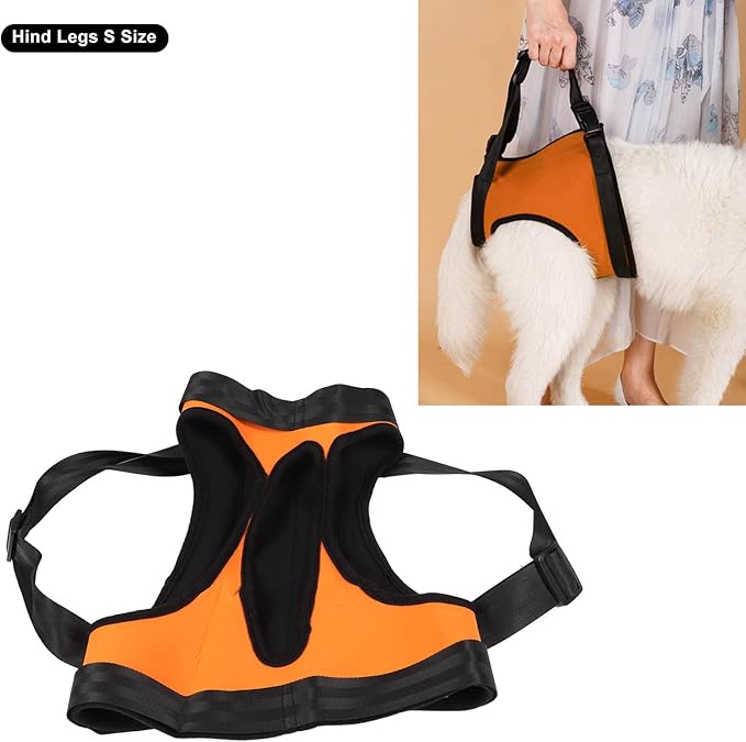 Dog Lift Harness, Dog Sling, Adjustable Pet Support Harness for Back Legs, Dog Harness Help with Poor Stability, Reduced Mobility Dog for Elderly, Senior, Disabled Dogs (Back Leg Size M)