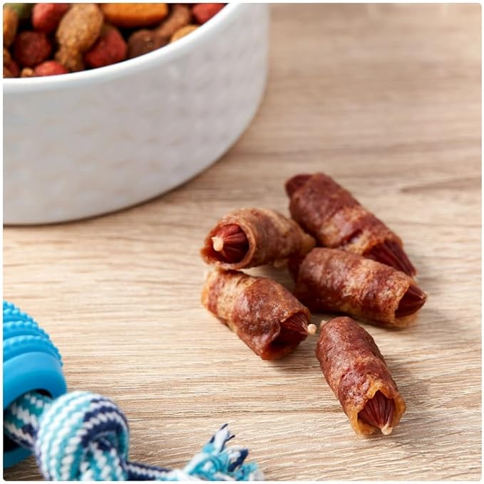 Golden Rewards Pigs in a Blanket Chicken and Pork Sausage Dog Treats, 16 oz