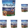 Blue Buffalo Nudges Grillers Natural Dog Treats, Beef, 16oz (Pack of 5)