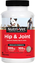 Nutri-Vet Hip & Joint Regular Strength Chewable Dog Supplements, Joint Supplement for Dogs, Chewable Supplement, Formulated with Glucosamine Chondroitin, Pet Supplies, Puppy Essentials, 180 Count