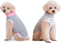 2 Packs Pet Dog Recovery Onesie Suit for Dogs Cats After Surgery,Dog Abdominal Wounds Bandages Cone E-Collar Alternative. (Grey, XL)