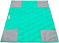 Paw Inspired PopCorner Guinea Pig Cage Liners | Washable Fleece Bedding or Pet Bed Mat for Small Animals | Super Absorbent Pee Pad with Reinforced Corners and Waterproof Bottom (C&C 2x3, Green)