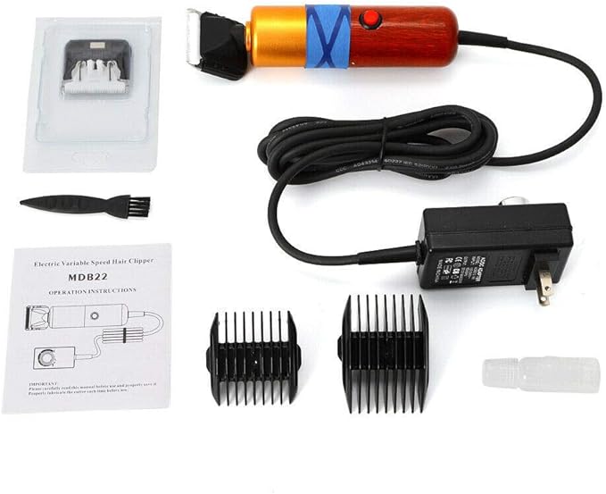 DC12V 200W, Electric Professional Sheep Shears, Animal Grooming Clippers for Sheep Alpacas Goats and More, Farm Livestock Haircut with Grooming Carrying Case