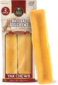 Bully Bunches Mega Authentic Yak Cheese Himalayan Chews for Giant Dogs & Super Aggressive Chewers - All Natural Dog Treat Dental Chews, Made with Real Yak Milk - Lactose & Rawhide Free (2 PK)