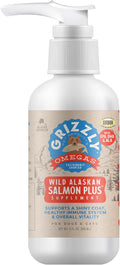 Grizzly Salmon Oil Cat Food Supplement Omega 3 Fatty Acids, 4 oz
