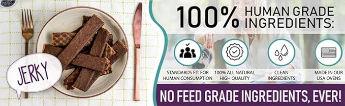 PET JERKY FACTORY Premium Duck and Blueberry 12 oz. Dog Jerky Treats|100% Human Grade | USA Made-| High Protein-| Grain Free-| Limited Ingredients-| No Filler-| BHA-BHT Free-| Soft-Tender,(Pack of 2)