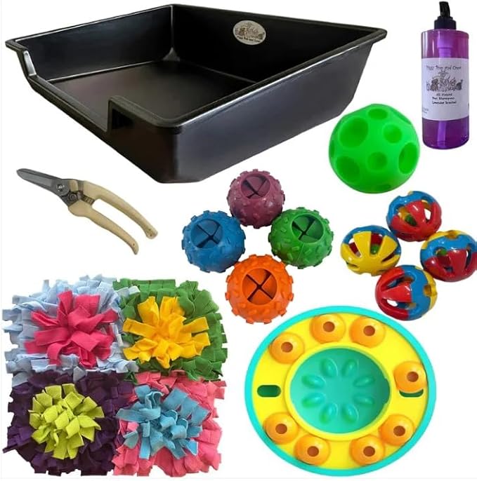 Pet Bundle of Toys Includes All The Essentials for Bunnies Rabbits Pigs Small Animals