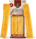 Bully Bunches Large Authentic Yak Cheese Himalayan Chews for Large Dogs & Heavy Chewers - All Natural Dog Treat Dental Chews, Made with Real Yak Milk - Lactose & Rawhide Free (2 Pk)