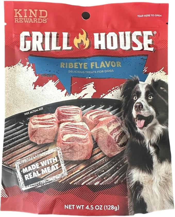 GRILL HOUSE RIBEYE Flavor Delicious Treats for Dogs