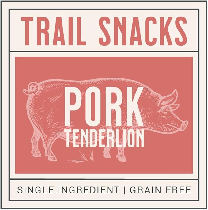 MONTANA DOG FOOD CO. Freeze-Dried Pork Tenderloin Dog Treats – 100% Natural, Single Ingredient, High Protein, Grain-Free, Made in USA – 3 oz Bag