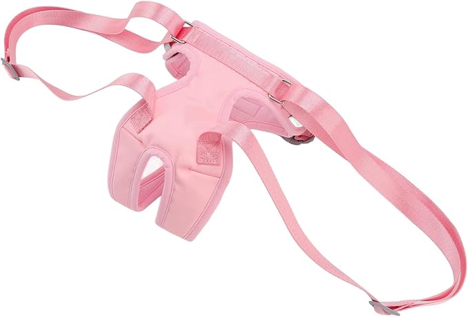 Adjustable Dog Lift Harness, Dog Hind Leg Support Sling Vest with Padded Handle for Senior Disabled Dogs, Removable Cover Mobility Aid for Car and Walk Assistance (M)