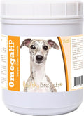 Healthy Breeds Whippet Omega HP Fatty Acid Skin and Coat Support Soft Chews 90 Count