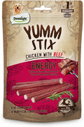 Dog Soft Chewy Treats Yumm Stick, Chicken with Beef/Lamb/Liver/Cheese, High Protein, Energy Support, DHA & Omega 3 & 6