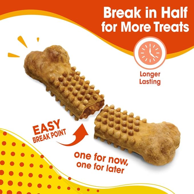 Nylabone 491556 Nubz Chicken Flavor, Large/2 Ct, 1Piece