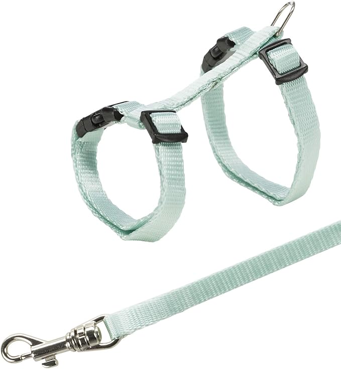 Trixie Kitten Harness with Leash, Nylon (Colour Assorted)