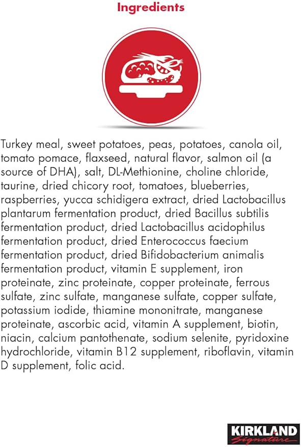 Kirklans Signature Nature'S Domain Turkey Dog Food, 35 Lb