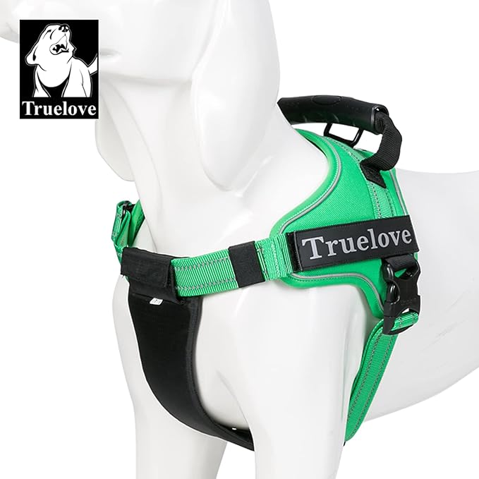 Truelove Dog Harness No-Pull Reflective Stitching Ensure Night Visibility Outdoor Adventure Big Dog Harness Perfect Match Puppy Vest TLH5753 Now Available in 6 Colors 6 Sizes