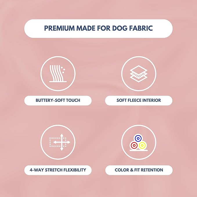 Spark Paws Dog Hoodie – Premium Dog Sweater for Small, Medium, and Large Dogs | Warm Outfits for French Bulldogs, Pitbull, Puppy, Winter Jacket Alternativee - Dusty Pink - 5XL