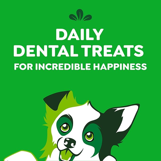 Greenies Dog Treats Veterinarian-Recommended Natural Dental Puppy Treats Teenie Size,12 oz. Pack,43 Count (Pack of 2)