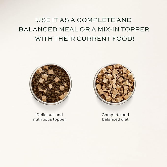 pawTree Freeze-Dried Raw Food for Dogs & Cats. Nutrient-Rich, All-Natural, Complete & Balanced Nutrition. Real Meat, Vegetables & Superfoods (Wild Alaskan Salmon & Beef)