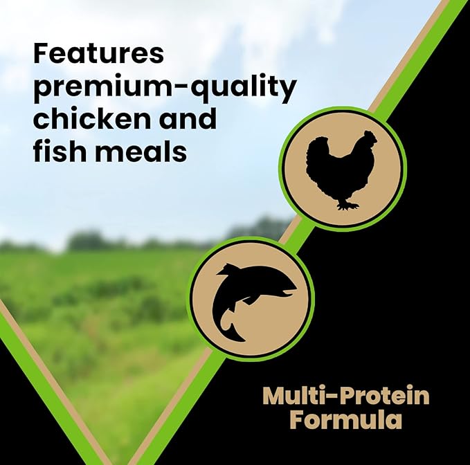 VICTOR Super Premium Dog Food – Elite Canine Dry Dog Food with Chicken & Fish Meal – 25% Protein, 14% Fat, Gluten Free – for Large Breed Dogs & Puppies, 40lbs
