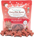 CocoTherapy Coco-Milk Bones Dog Treat (Red Velvet) 6 Oz.