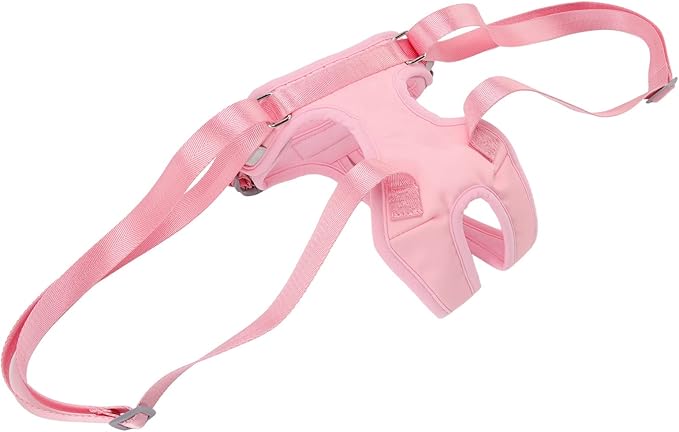 Adjustable Dog Lift Harness, Dog Hind Leg Support Sling Vest with Padded Handle for Senior Disabled Dogs, Removable Cover Mobility Aid for Car and Walk Assistance (S)