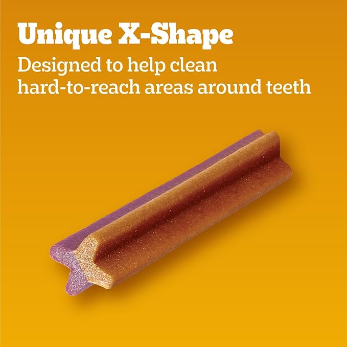 Pedigree Dentastix Dental Chews for Dogs, Small and Toy Breed Dog Treats, Bacon & Chicken Flavor, 17.78 oz. Bag (84 Treats Total)