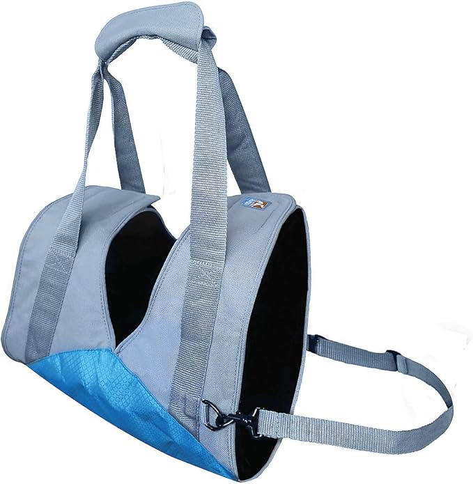 Kurgo Up & About Dog Lifter - Elderly Dog Mobility Aid - Comfortable Padded Chest - Adjustable Support Straps - Lifting Harness for Car Entry & Easy Stair Climbing