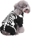 Puppy Skull Costume Halloween Christmas Funny Party Cosplay Clothes for Cat, Small Dog
