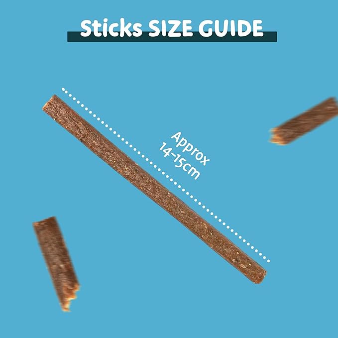 SKIPPER'S Salmon Meat Sticks Dog Treats - 100% Natural & Gently Air-Dried, Soft & Chewy Sticks for Dogs, Essential Source of Omega 3 Fatty Acids, Great for Skin & Coat | (1.76 oz)