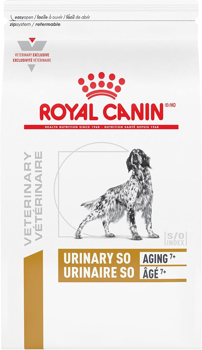 Royal Canin Veterinary Diet Canine Urinary SO Aging 7+ Adult Dry Dog Food, 6 lb Bag