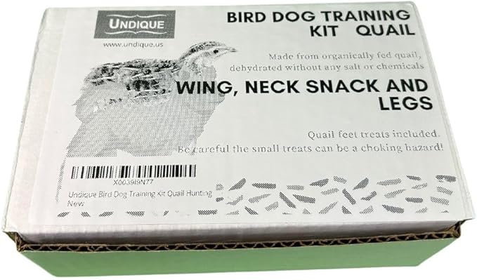 Quail Wing Dog Training Kit - Nutritious Dog Treats and Quail Wing for Effective Dog Training Sessions - Reinforce Positive Behaviors with Training Treats - Not Suitable for Small Breeds