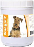 Healthy Breeds Airedale Terrier Omega HP Fatty Acid Skin and Coat Support Soft Chews 90 Count