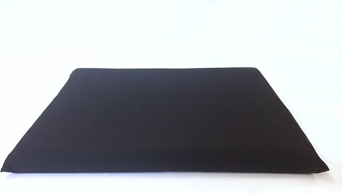 Luxurious Comfort Pet Dog Bed External Cover for Small and Large Dogs - Cover ONLY (47"x29" (45"x27"x3"), Canvas - Black)