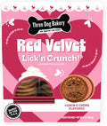 Three Dog Bakery Red Velvet Valentine's Day Lick'n Crunch 13 oz