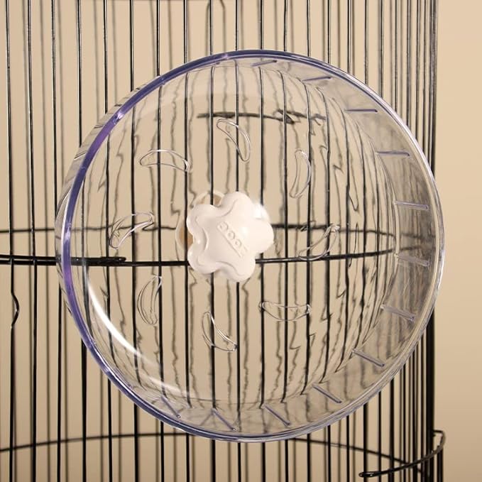 GOLDEAL 6.7Inchs Silent Hamster Wheel, Hamster Toys for Hamster Cage, Super Mute Spinner Exercise Running Wheel for Small Hamsters, Gerbils, or Mice (6.7Inchs)
