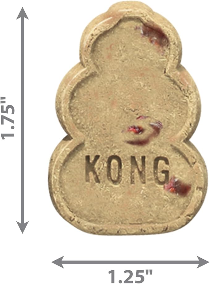 KONG Snacks Dog Treats – 2-Pack | All-Natural, Made in USA, Fits Classic Toys, No Wheat, Corn or Soy (Large, Bacon & Cheese)