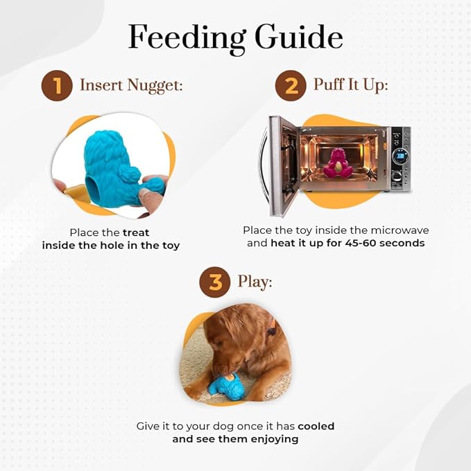 Dogsee Treatoy Yeti Toy Refill Pack (Turmeric - 10 Pcs)