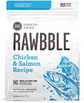 BIXBI Liberty Freeze-Dried Dog Food Topper & Treats, Chicken & Salmon – 94% Meat & Organs, No Refrigeration – USA Made, 26 oz
