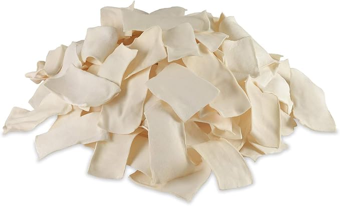 Cowdog Chews Natural Rawhide Chips – Premium Long-Lasting Dog Treats with Thick Cut Beef Hides, (10 Lb)