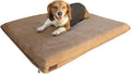 Quantity = 2 Small/Medium 34"x27"x3" Memory Foam Pad Pet Bed + External Suede Cover + Waterproof case for Dog and Cats