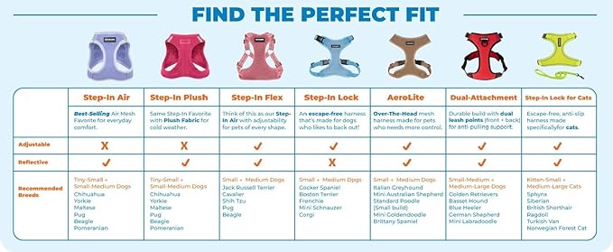 Best Pet Supplies Voyager Step-in Air Harness - All Weather Mesh, Reflective, No Pull Harness for Dogs, Cats - Secure with Hook & Loop Fastener, Buckle, Double D-Rings - Lime Green, XXXS