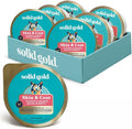 Solid Gold Wet Dog Food Topper & Meal Cups - for Adult & Senior Small Breed & Large Breed Dogs - W/Salmon, Chicken & Superfoods for Sensitive Stomachs, Gut Health & Skin & Coat Support - 3.5oz/6 Pack